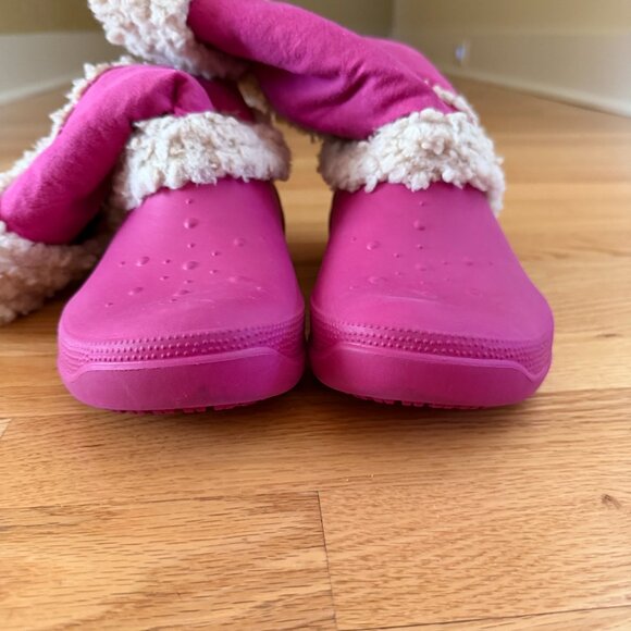 Crocs Nadia Boots in Berry Pink Size 8 - Picture 6 of 16